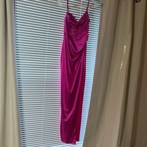 Elegant Pink Evening Gown